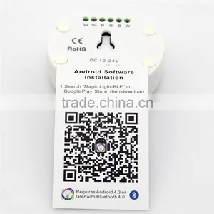 Smart RGB/W LED Strip Light Bluetooth LED Controller With Multilingual Android & IOS APP, Support Disco Mode and Camera Colorpix thumbnail-5