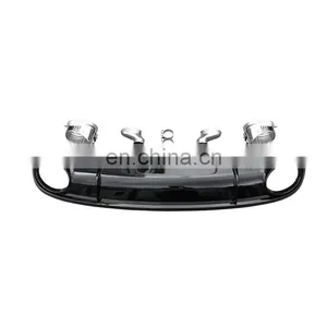 RS7 Diffuser With Tailpipe for Audi A7 Refit to Audi A7 RS Line High Quality Rear Bumper Diffuser 2009-2015 thumbnail-1