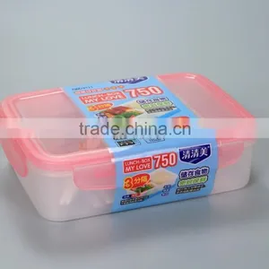 Plastic Heated Lunch Box With Cutlery Set With Lock thumbnail-1