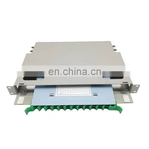 FTTH Outdoor 19 Inch Fiber Optic Equipment Rack Wall Mount Patch Panel Terminal Box Cabinet ODF thumbnail-1