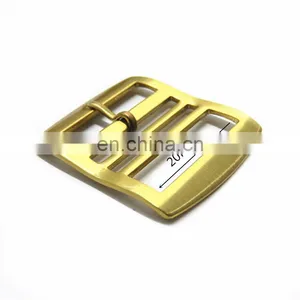High Quality Double Eyes Buckle Customize Double Bar Pin Buckle thumbnail-3