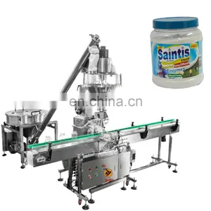 Automatic Small Glass Bottle Coffee Powder Weighing Filling Machine thumbnail-1
