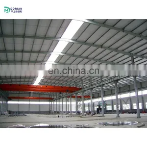 Public Prefab Houses Pre Engineered Steel Buildings Warehouse Storage With Steel Rack thumbnail-3