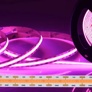 Flexible COB LED Strip Light Dv12v 420leds/m Color Pink thumbnail-1