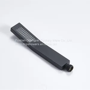 Bathroom Shower Set Wall Mounted Ultra Thin Rainfall Black Shower Head 30x30cm Shower System With Mixer thumbnail-4