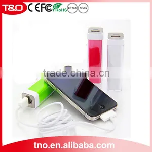 Custom Dexterous 2600mAh Protable Power Bank Charger thumbnail-2
