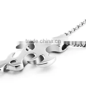 Famous Brand Treasured Sword Designer Charms Pendant Man Heavy Stainless Silver Steel Necklace Paypal Accept thumbnail-3