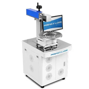 50W 100W Customized Rotary Table Surgical Scissors Metal and Plastic Fiber Laser Etching Marking Machine thumbnail-3