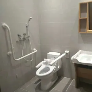 Japanese Bathroom Handrails, Accessible Handrails, Toilet Grab Bars, Elderly Safety Handrails thumbnail-1