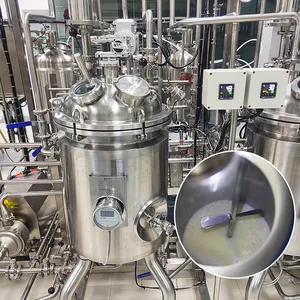 Fermented Milk, Cheese, Dairy Product Production Line, Whey Wine, Milk, Yogurt, Dairy Product Processing Machinery thumbnail-5