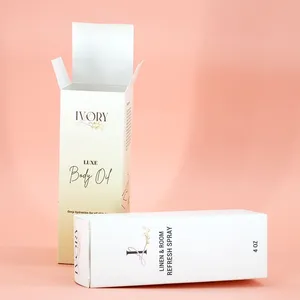 Custom Candle Package Ivory Cardboard Material Refresh Spray Perfume Printing Perfume Boxes thumbnail-4