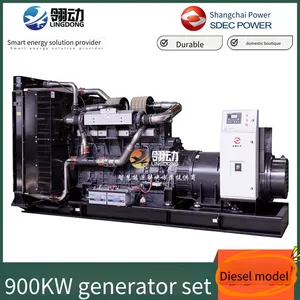 Shanghai Diesel Engine 6w Series High-power Power Unit, 900kw Diesel Generator Set With Low Vibration and High Reliability thumbnail-2