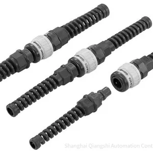 Japanese Nitto Quick Connector Female Connector, Polyurethane Air Pipe Connector With Kink Protection Ring ha - 65sng thumbnail-2