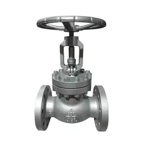 Factory Premium Quality Durable 6 Inch Cast Steel WCB Globe Valve Class 300 Stop Valve With Hand Wheel for Oil Gas Water thumbnail-2