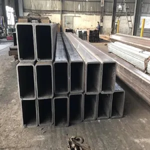 Q235B S235JR Rectangular Mild Carbon Steel Tube ERW Technique EMT Pipe for Structure Cutting Service Included thumbnail-3