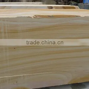 High Quality 100% Natural Wooden Yellow Sandstone thumbnail-2