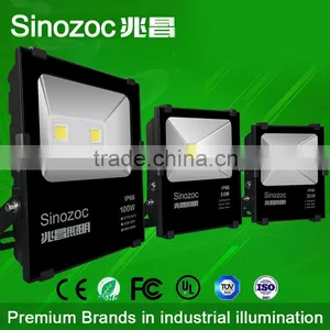 Sinozoc Hot Selling Aluminum Housing IP66 Waterproof Outdoor Led Flood Light Led Floodlighting Outdoor Fixture thumbnail-1