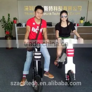 CE Approved 350W / 500W Motor ET Fashion Foldable Electric Bicycle thumbnail-5
