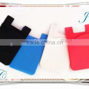 Colorful Silicone Mobile Phone Credit Card Holder/ Cell Phone Sticker Card Holder /cell Phone Cell Phone Sticker Card Holder thumbnail-2