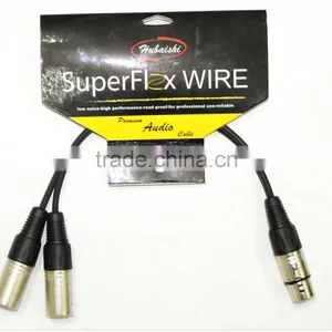 XLR Y Adaptor ,1 to 2 ,one Male to Two Female, One Female to Two Male thumbnail-1