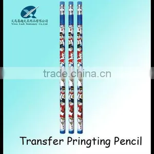 7inch HB Heat Transfer Printing/printed Tattoo Transfer Pencil Office Using Pencil With Eraser for Customer Printing Pencil thumbnail-1