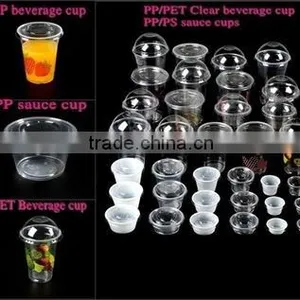 700ml PET and PP Transparent Disposable Plastic Cups With Dome and Flat Lids thumbnail-6