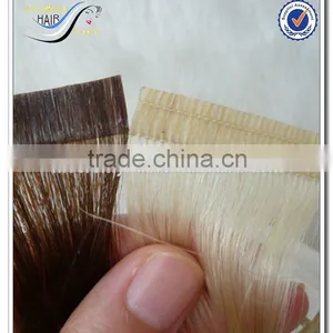 Wholesale Tape in Hair Extensions 100% Human Hair Indian Remy Tape Hair Extensions thumbnail-4