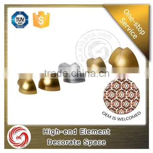 Bathroom Quarter Round Aluminum Tile Outside Corner Trim for Tile Edge thumbnail-2
