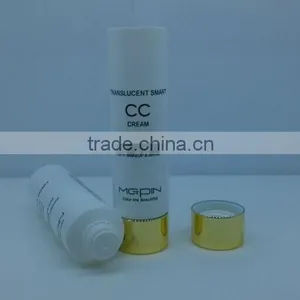 Dia 19MM Packing Tubes for Cosmetics, White PE Tube With Screw Cap thumbnail-2