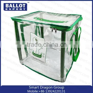 Best Designer Transparent Pvc Election Voting Bag thumbnail-2