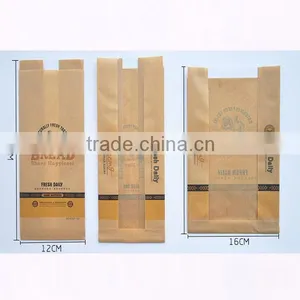 Nanning Food Packing Paper Bags, Brown Kraft Bread Packing Paper Bags thumbnail-3