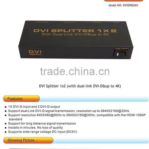 Hot Sale DVI Splitter 1x2 (Dual-Link) thumbnail-1