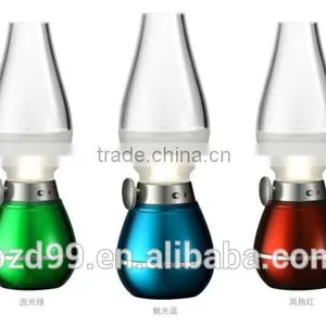 Traditional Blow Control USB Rechargeable Antique Cut Glass Oil Lamps / Best Promotional Gift and Traditional Meeting thumbnail-5