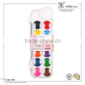 Promotion Non-toxic Washable 12 Colors Water Color Paint Cakes thumbnail-1