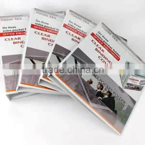 Factory Handmade Good Quality A4 Size Metal Ring Binder 1''- 3'' PVC Loose-leaf File Multi-pocket File Folder for 200-700 Pages thumbnail-3