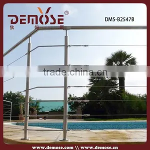 Top Quality Stainless Steel Wire Deck Railing With Glass thumbnail-1
