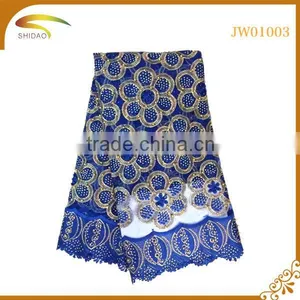 High Quality Latest Italian 3D Embroidery Silk Fabric Market in Dubai Wholesale thumbnail-3
