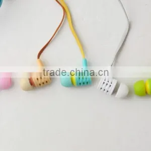 2015 New Products Print Logo Domed Logo Earphone With OEM Brand for Promotion thumbnail-3