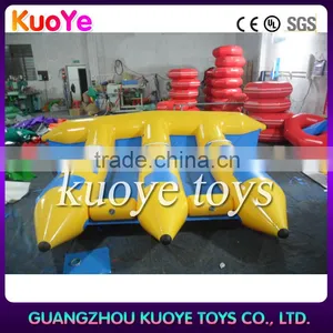 0.9mm Pvc Inflatable Banana Boat for Sale, Inflatable Banana Boat Water Games for Sale,inflatable Water Banana Boat Rafting thumbnail-1
