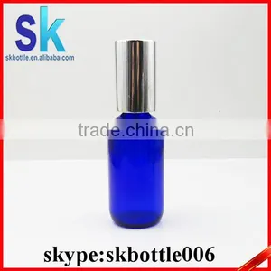 Blue Buston Glass Bottle 30ml With Glass Sharp Dropper thumbnail-4