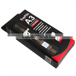 2016 New A3 Rechargeable LED Flashlight Torch USB Charge Portable thumbnail-6