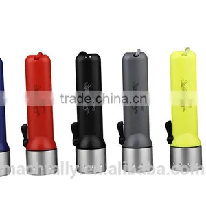 Power Source Flashlight ABS Body Material With Q5 Lamp Beads Diving Flashlight Diving Torch Flashlight thumbnail-1