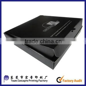 Cheap Custom Black Pizza Box thumbnail-1