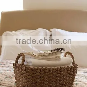 Solid Color Good Quality Towel With Satin Boder thumbnail-1