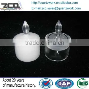 Polishing Kinds Shape Quartz Glass Lab Furnace With Glass Stopper thumbnail-1
