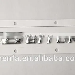 China Wholesale Chrome Plating Adhesive 3D Letters Car Logo Sticker thumbnail-3