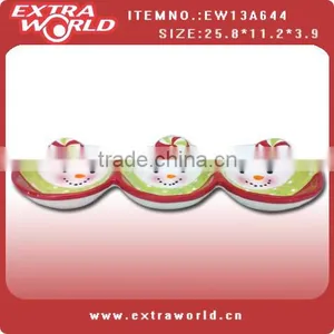 Christmas Ceramic Chip and Dip thumbnail-1