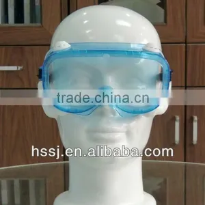 2016 Hot Selling Safety Goggles PC Lens PVC Frame Working Dental Safety Goggles PVC Soft Frame Safety Goggles thumbnail-4
