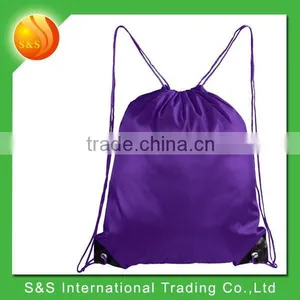 2016 Polyester Waterproof Lightweight Drawstring Bag thumbnail-1
