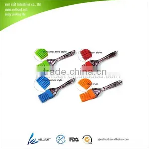 High Temperature Colourful Silicone Rubber Basting Brushes thumbnail-1